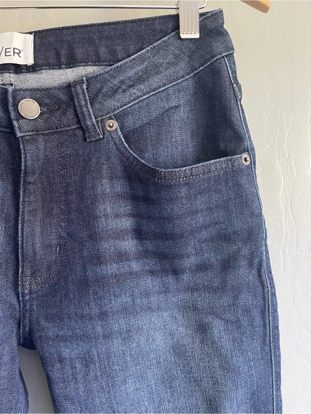 NWT DU/ER Women’s Performance Denim Slim Straight Nostalgia Tone Size W28 L32 - Picture 8 of 15